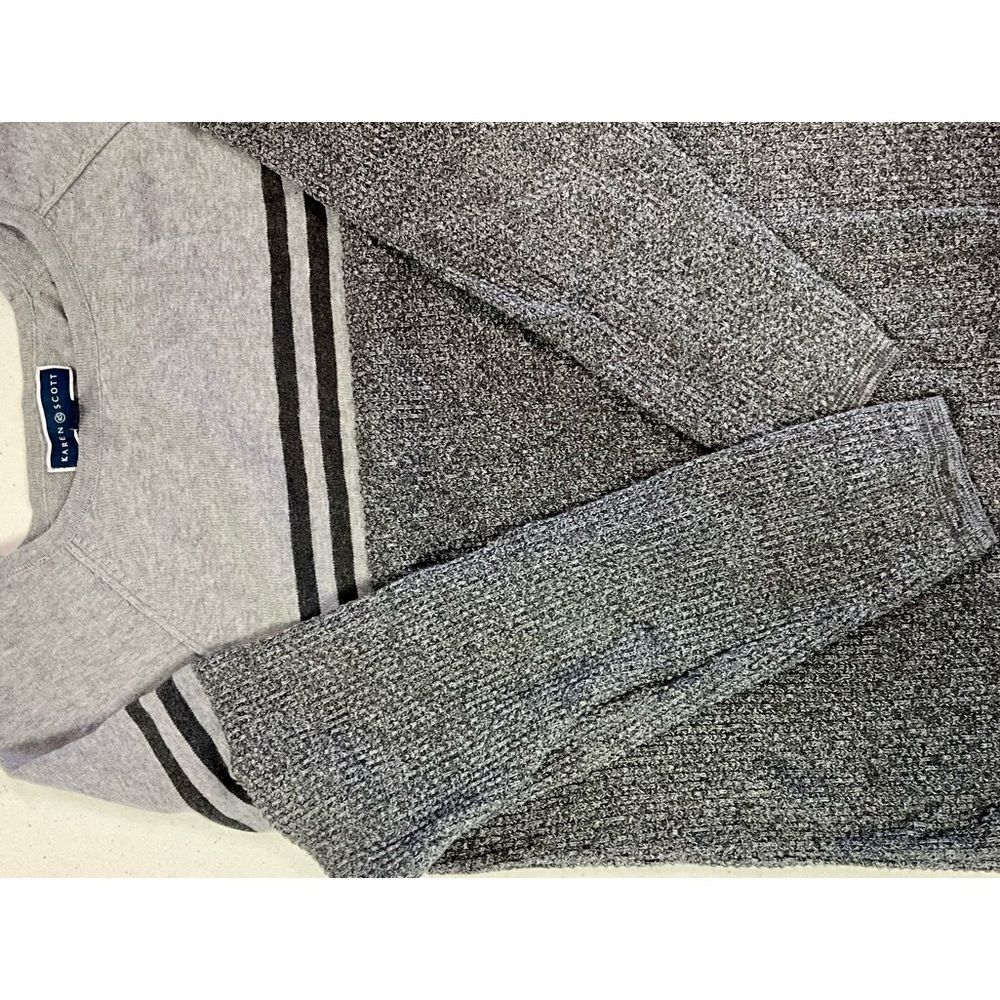 Karen Scott Women’s Gray Sweater Size Large regular